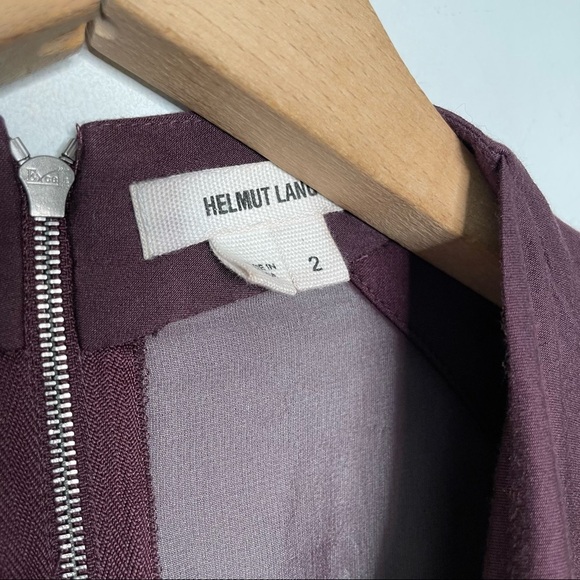 Helmut Lang | Purple Silk Dress - Picture 11 of 11